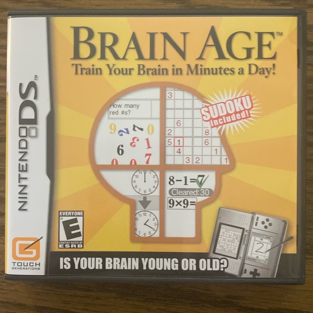 Nintendo DA Brain Age game